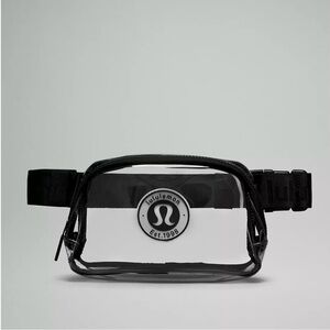 NWT Lululemon Everywhere Clear 1L Belt Bag Logo Stadium
